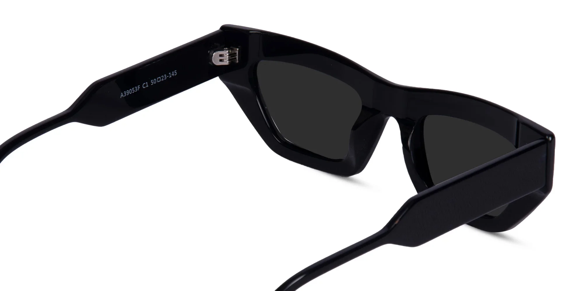 Black Cat Eye Designer Sunglasses -5