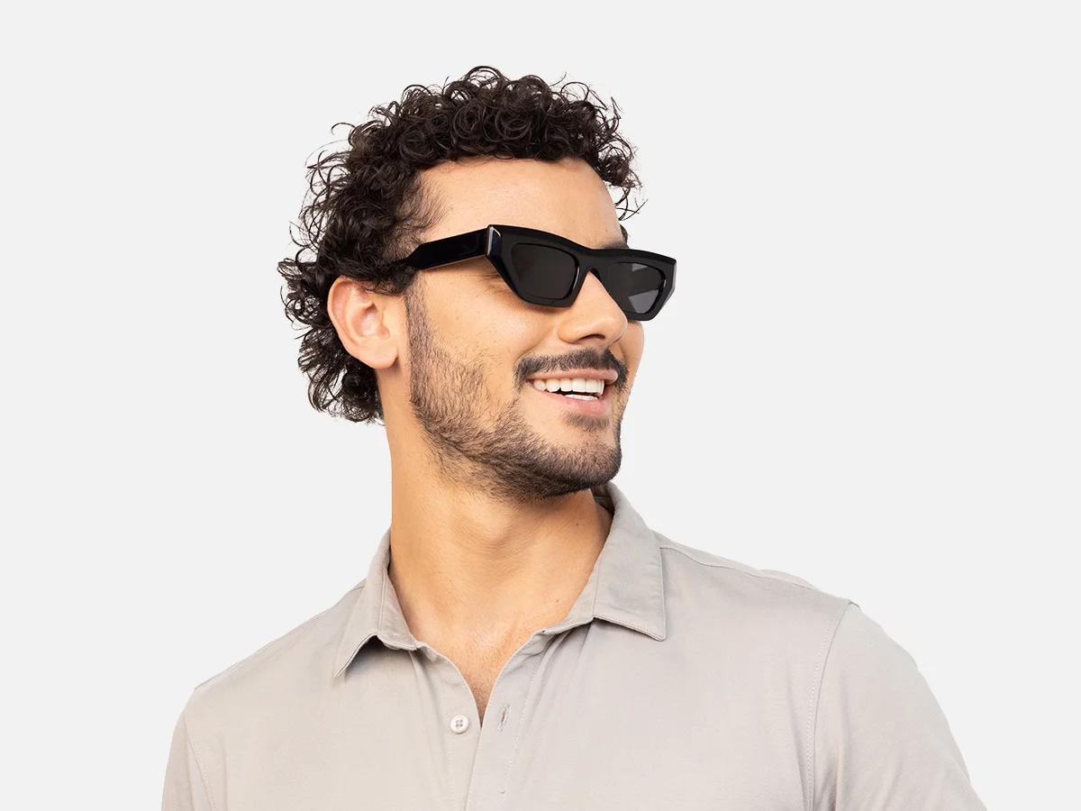 Black Cat Eye Designer Sunglasses -43