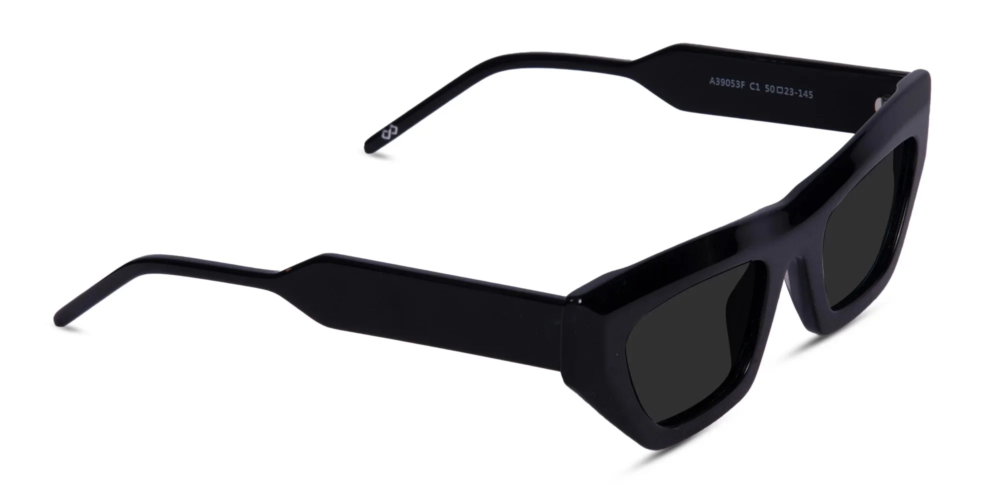 Black Cat Eye Designer Sunglasses -2