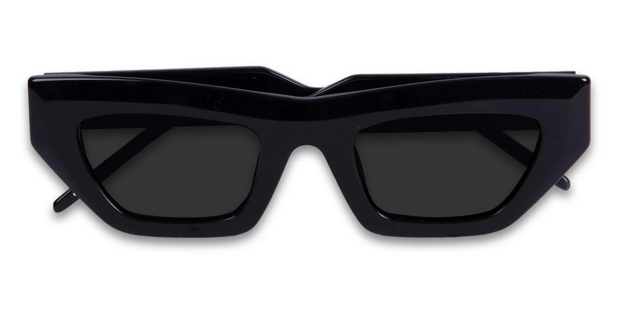 Black Cat Eye Designer Sunglasses -6