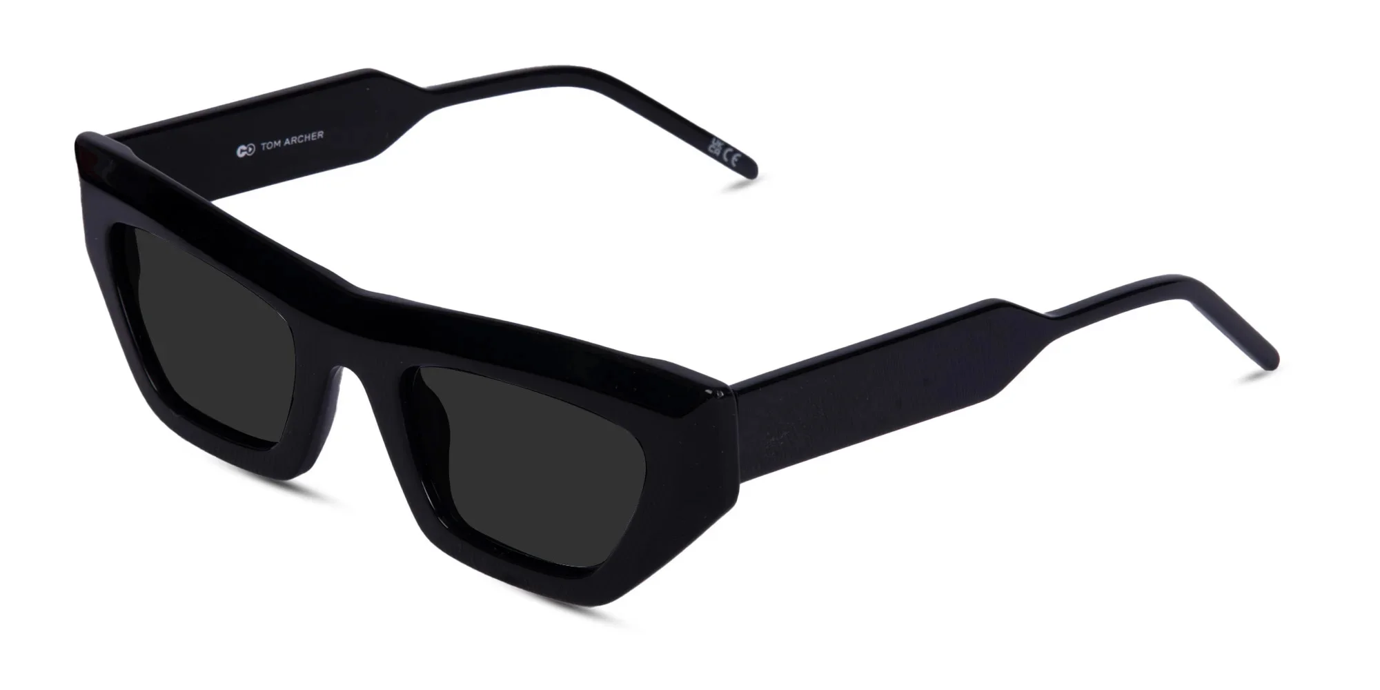 Black Cat Eye Designer Sunglasses -3