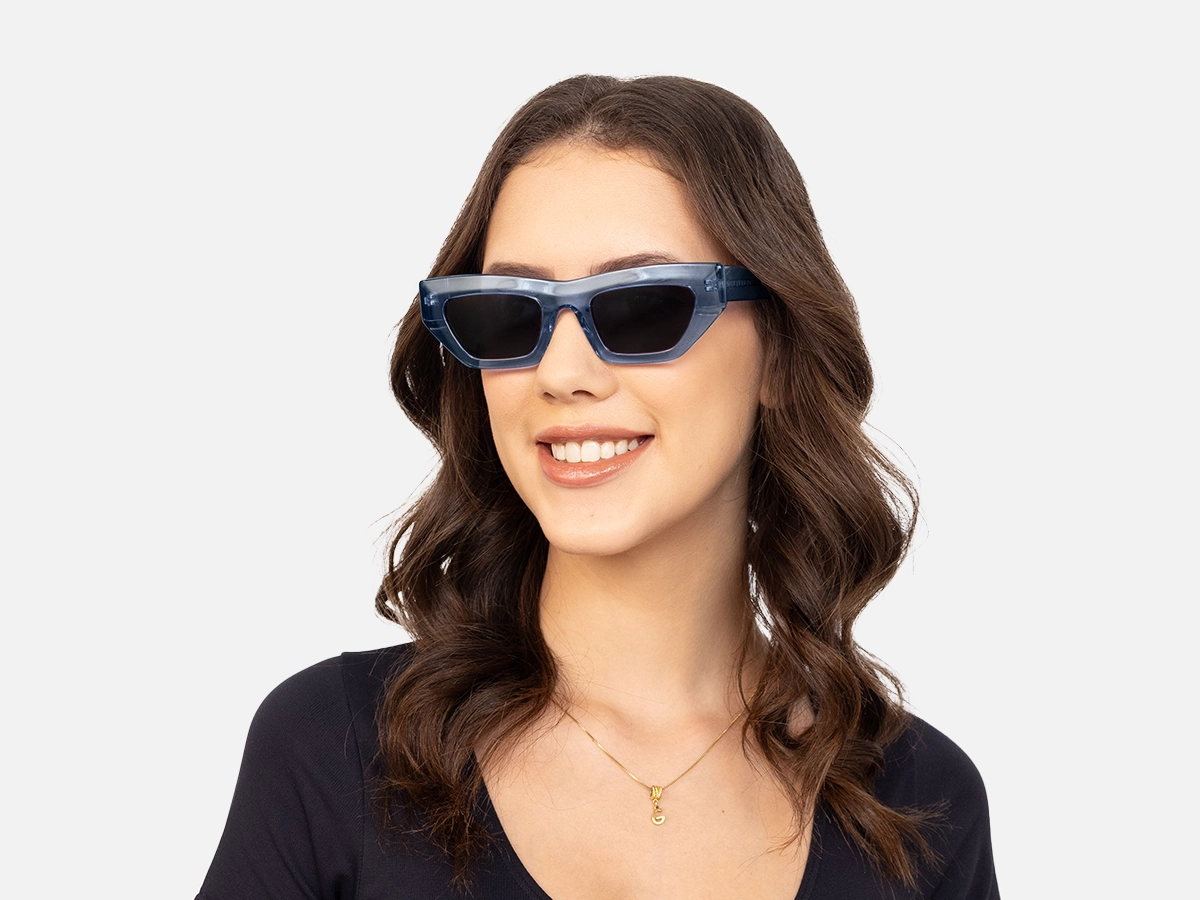 Womens Designer Cat Eye Sunglasses -52