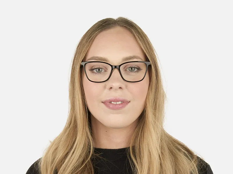 Women Black Rectangular Spectacles - 2