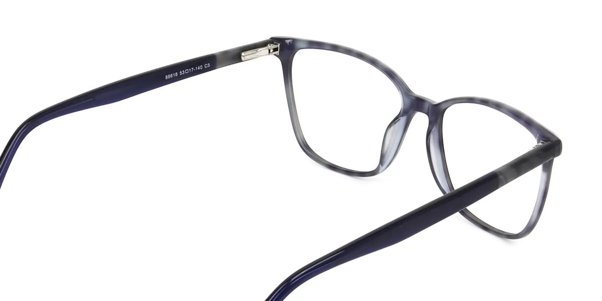 Blue Marble Grey Rectangular Spectacles - 2