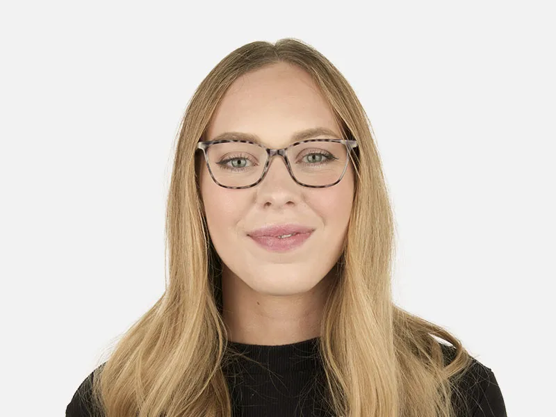 Blue Marble Grey Rectangular Spectacles - 2