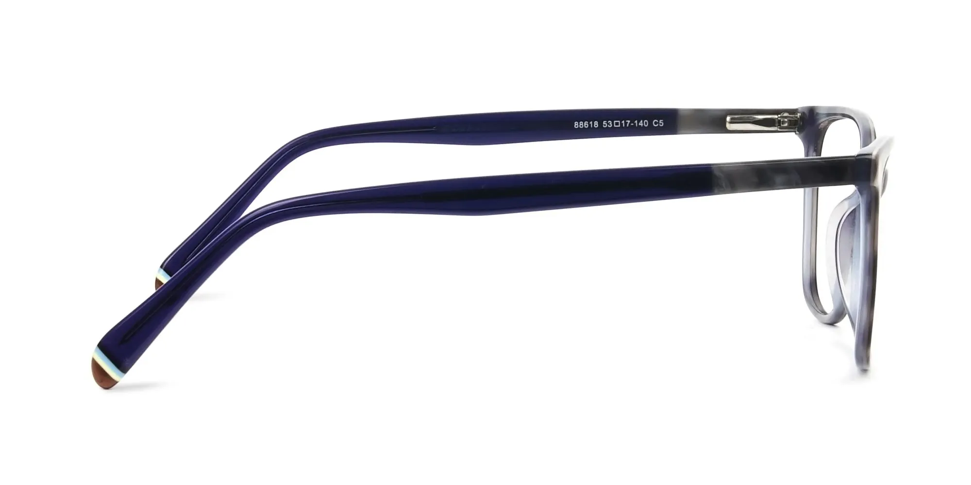 Blue Marble Grey Rectangular Spectacles - 2