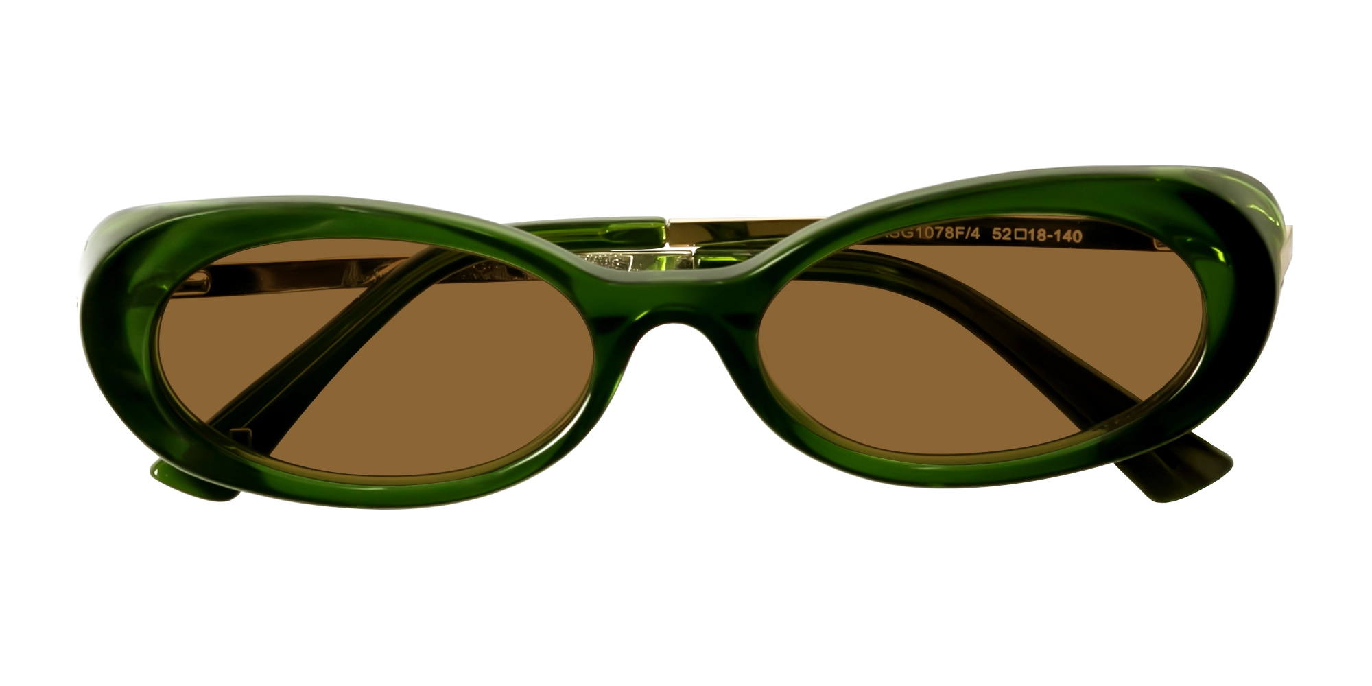 Forest Green Frame With Brown Tint Sunglasses-6