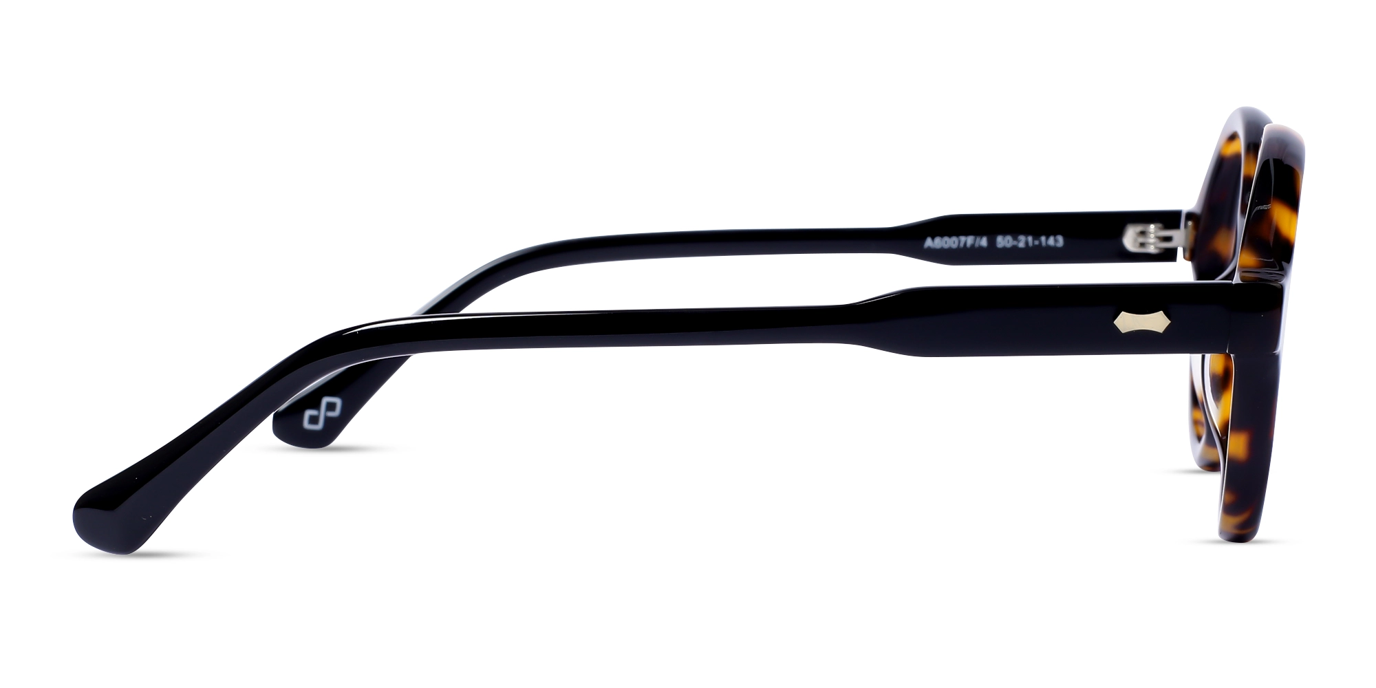 Tortoise Round Full-Rim Acetate Glasses