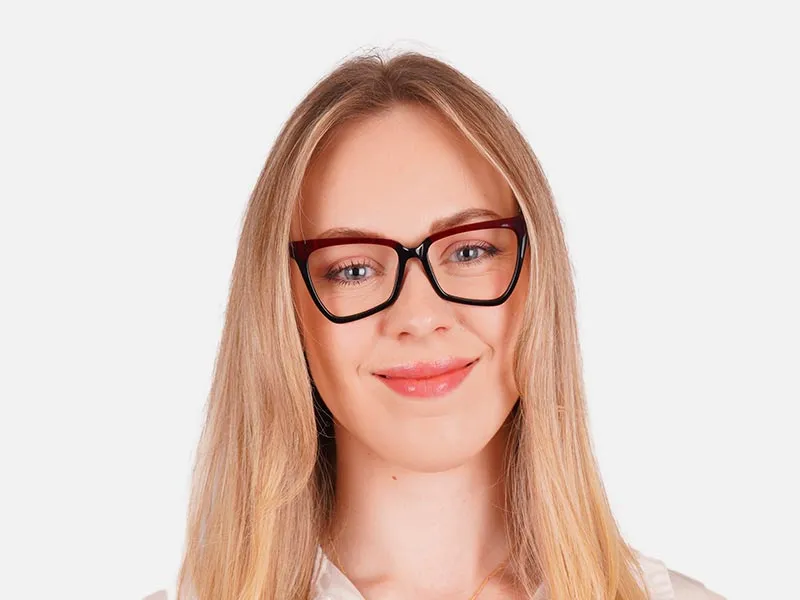 Square Cat Eye Glasses-53