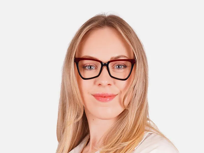 Square Cat Eye Glasses-2