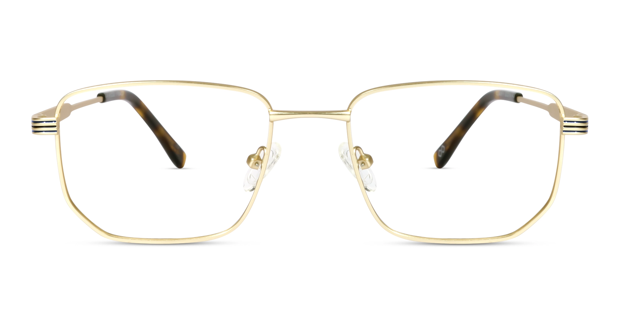 Matte Gold Geometric Glasses Matte Gold Geometric Glasses
