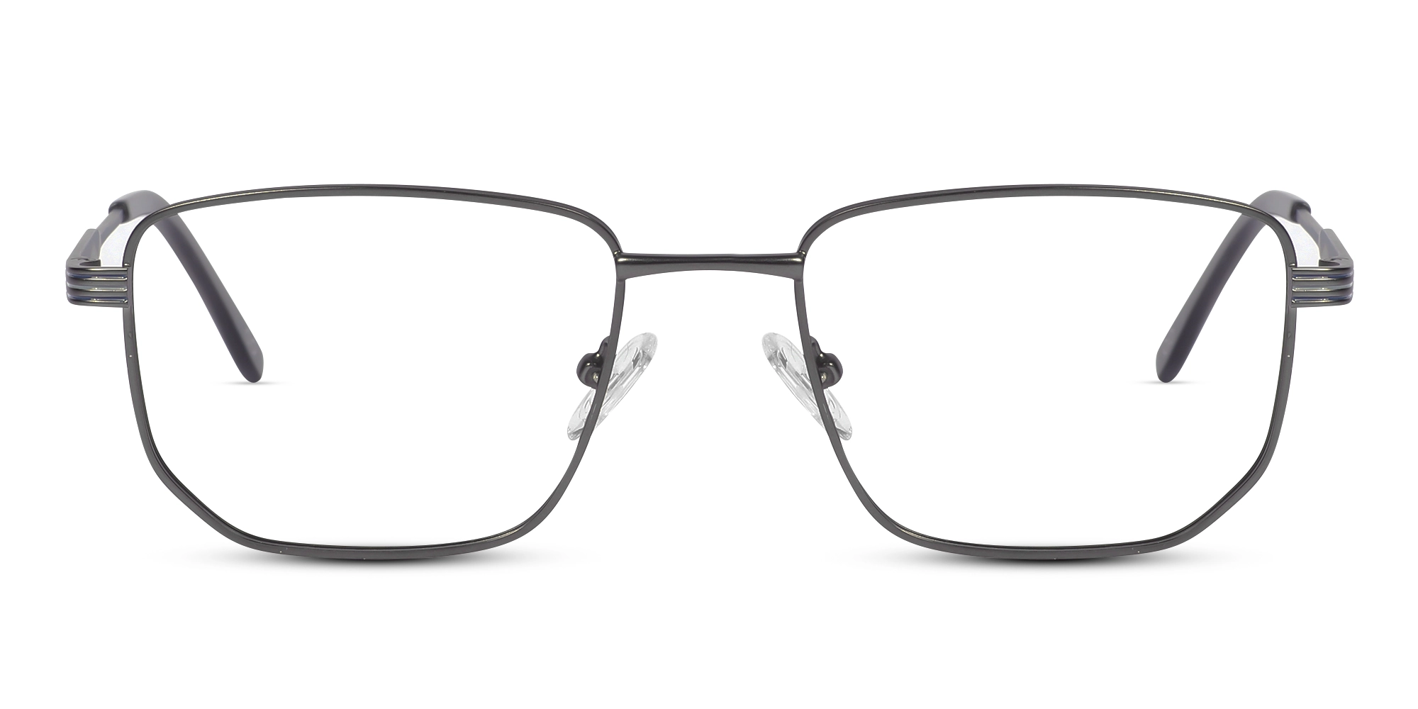 Matte Gunmetal Geometric Glasses Matte Gunmetal Geometric Glasses