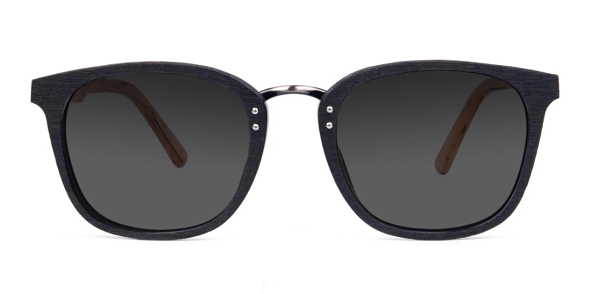 Wood-Black-Frame-Square-Sunglasses-with-Grey-Tint-2 Wood-Black-Frame-Square-Sunglasses-with-Grey-Tint-2