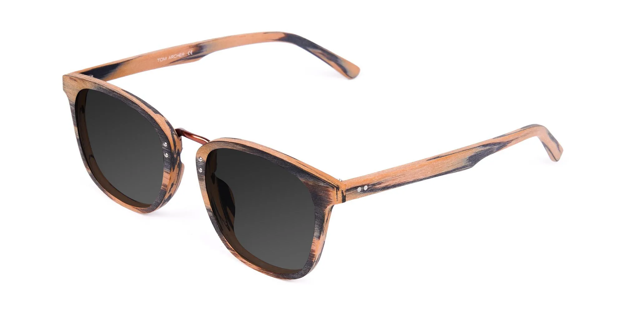 Wooden Frame Sunglasses-2