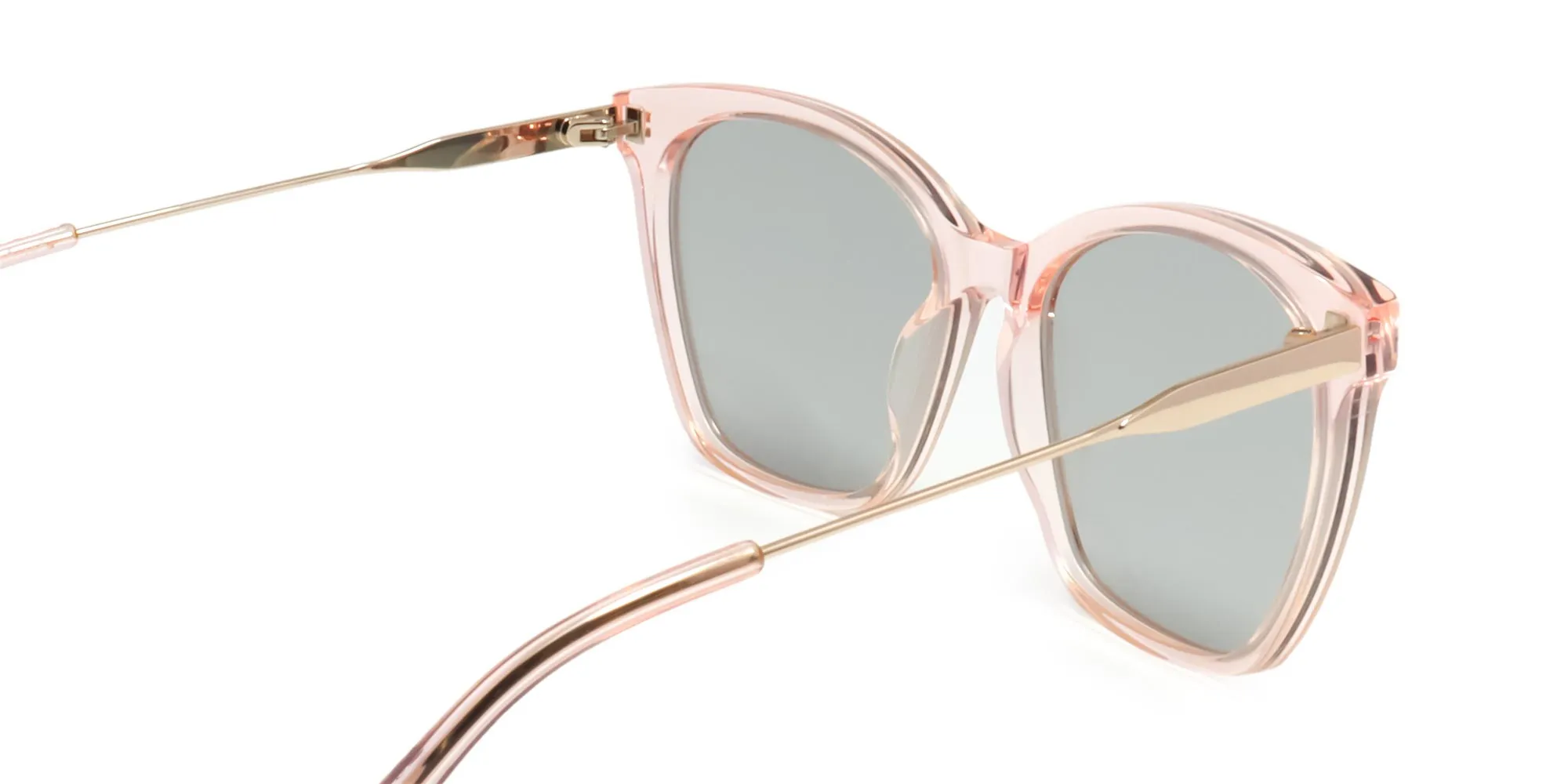 Pink Frame Cat Eye Sunglasses-2