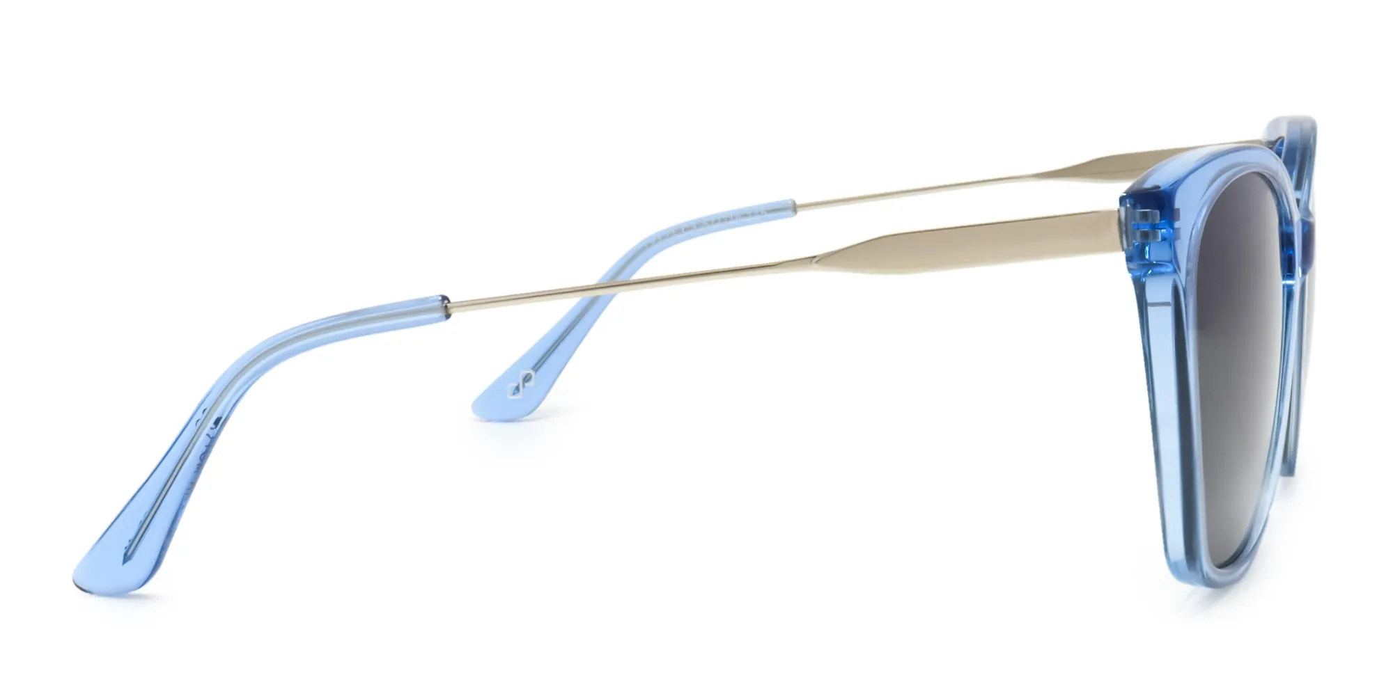 Light Blue Cat Eye Sunglasses-2