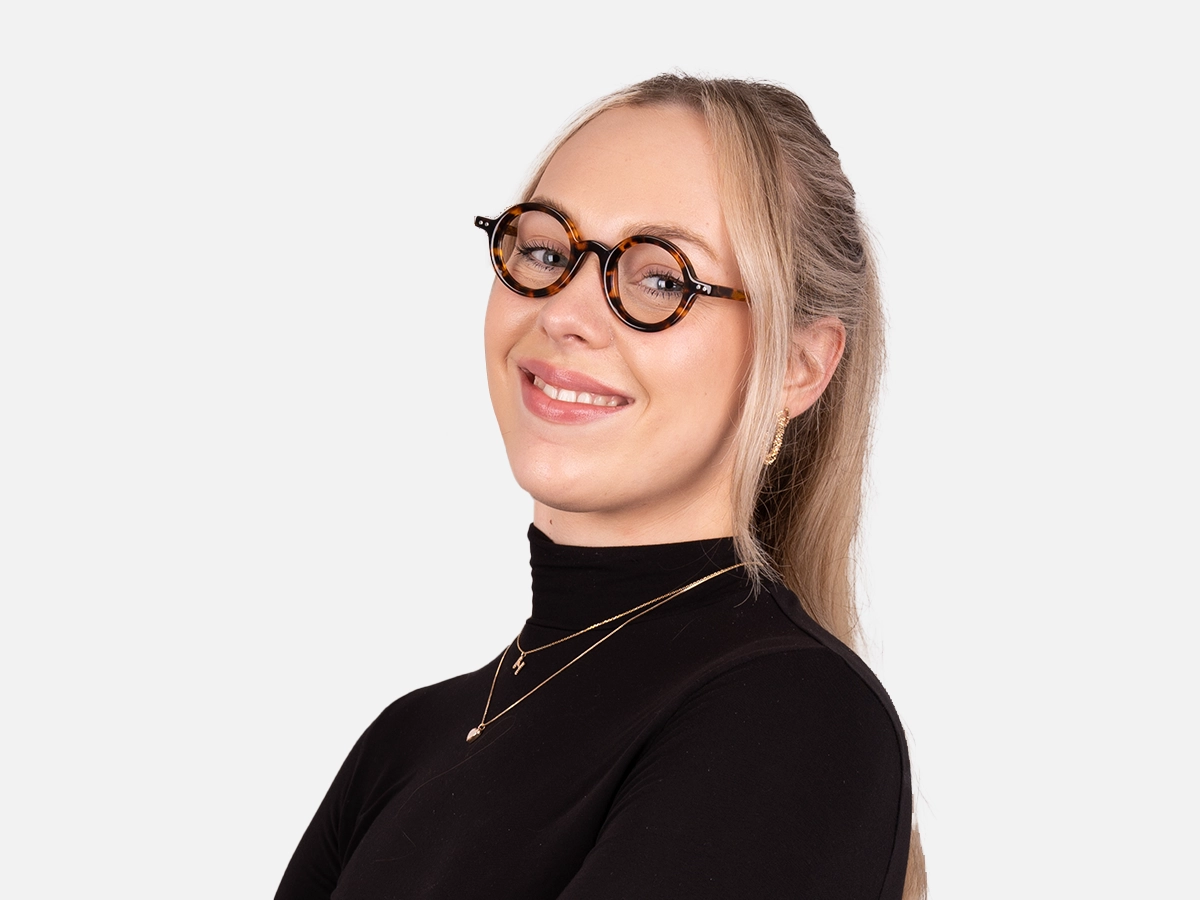 Small Round Tortoise Shell Frames-52