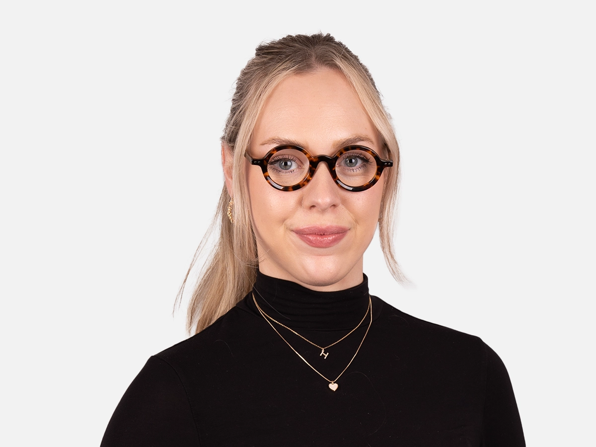 Small Round Tortoise Shell Frames-51