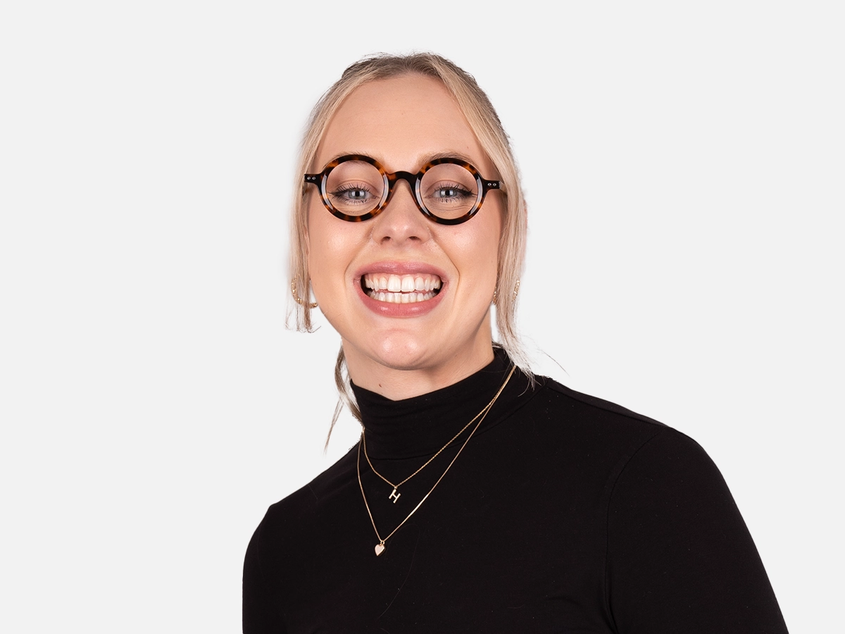 Small Round Tortoise Shell Frames-54