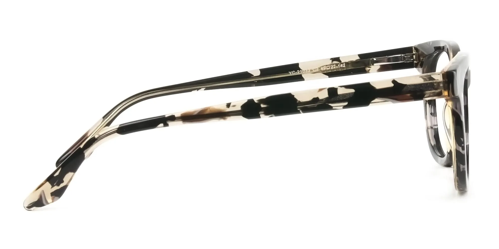 Havana & Tortoise Vintage Horn Glasses - 2