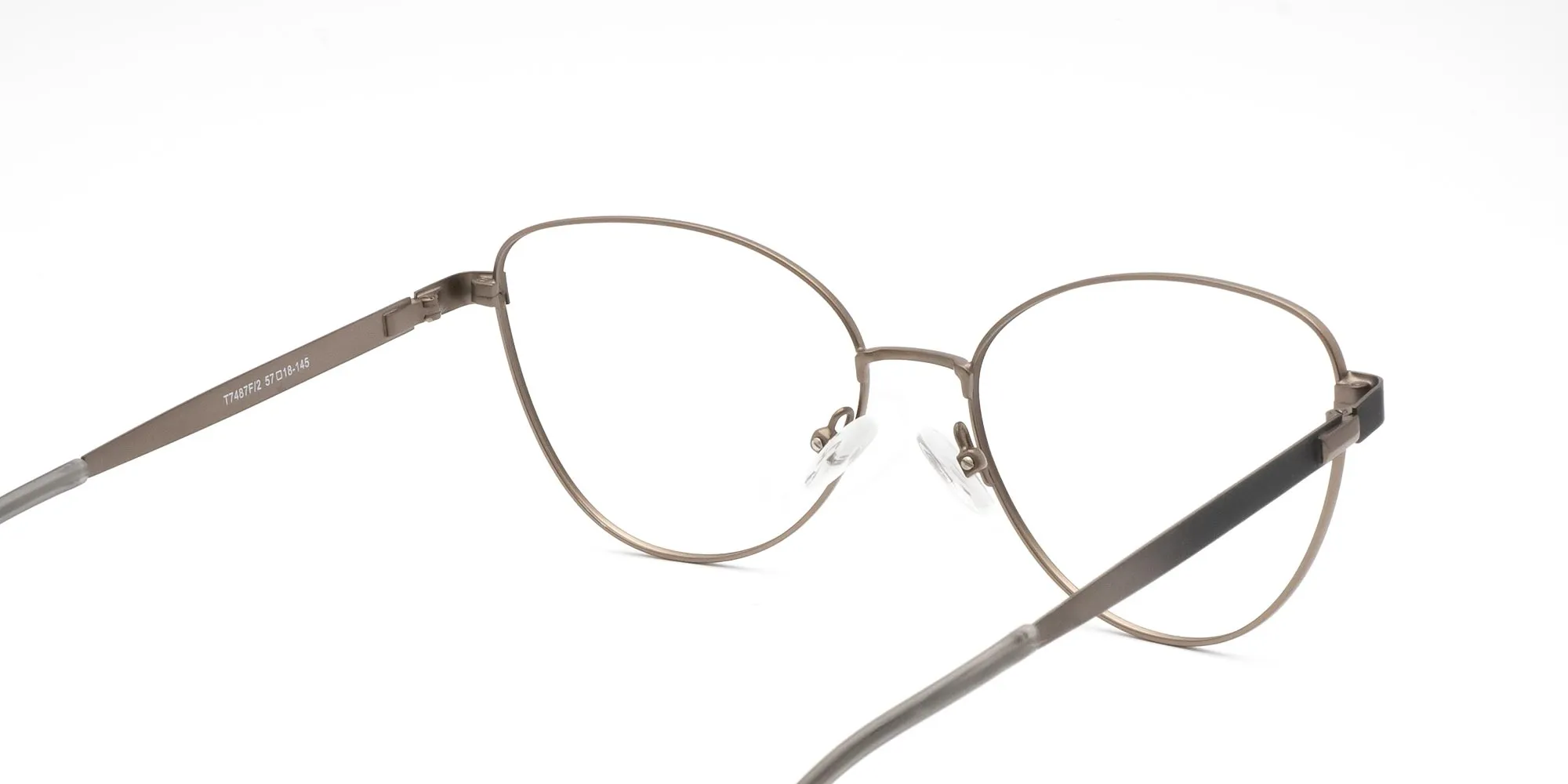 Wire Frame Cat Eye Glasses-2
