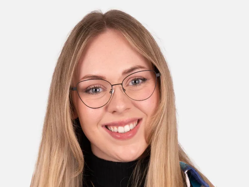 Wire Frame Cat Eye Glasses-2