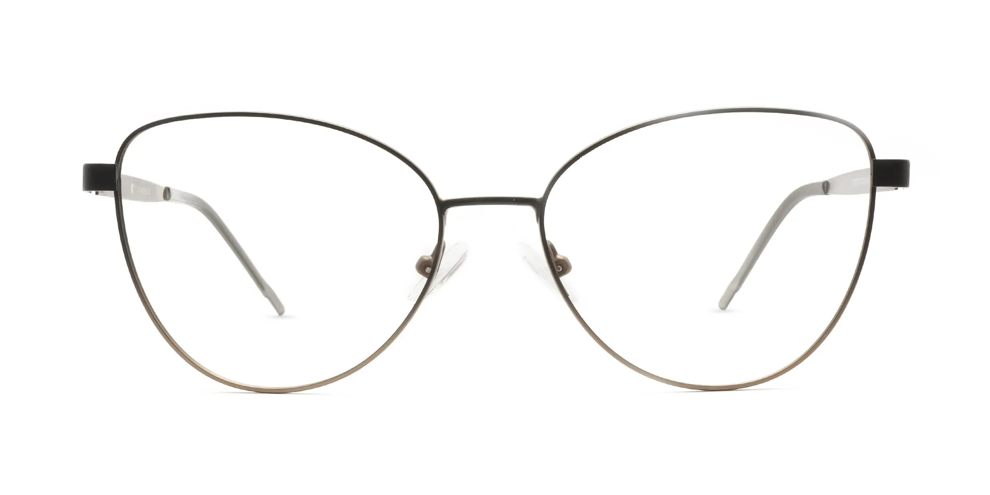 Wire Frame Cat Eye Glasses-2