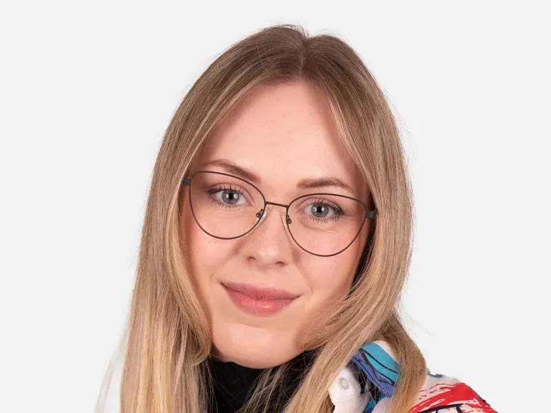 Wire Frame Cat Eye Glasses-2