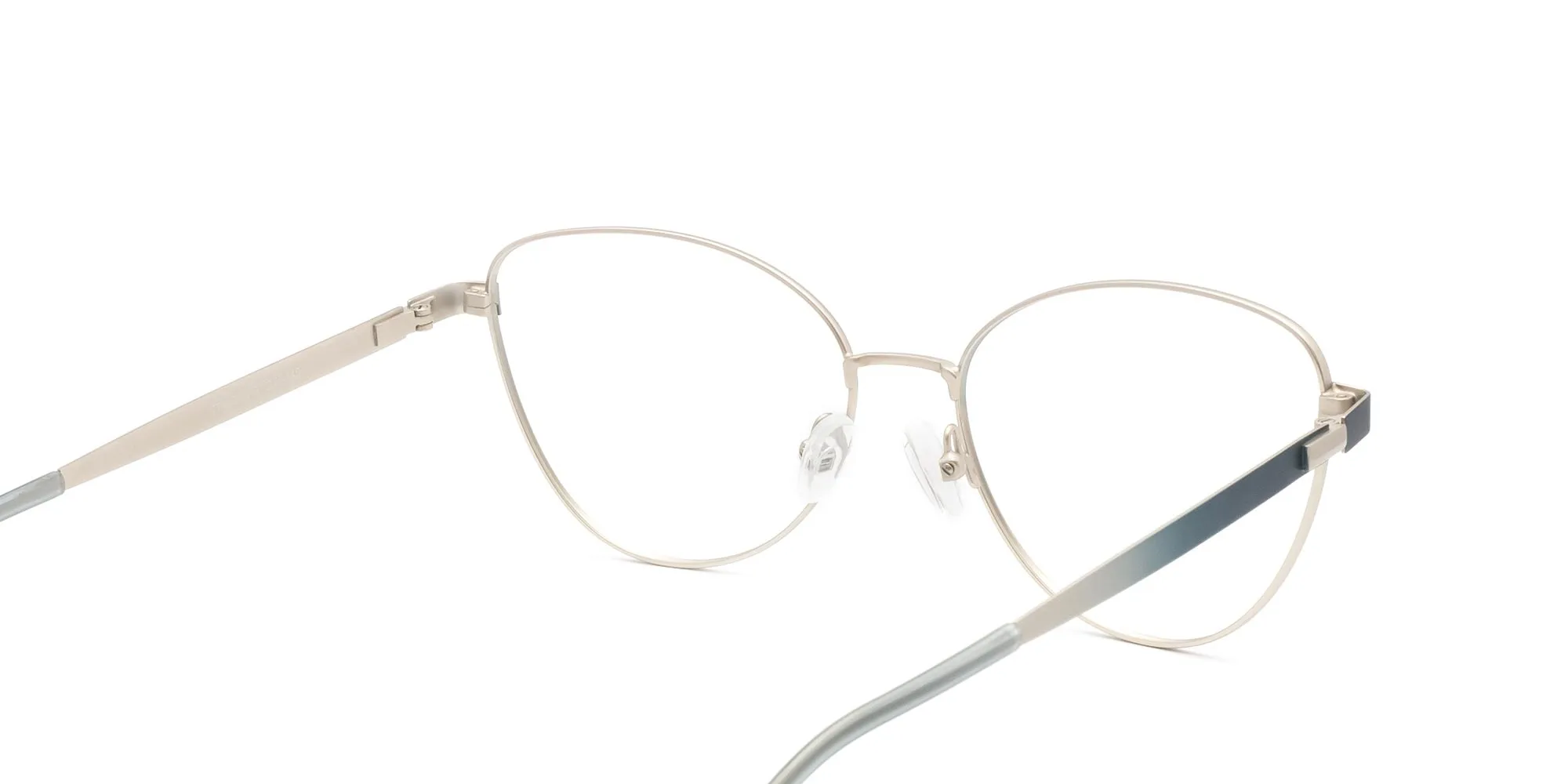 Metal Cateye Glasses-2