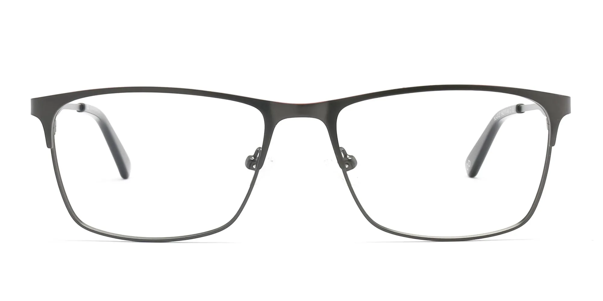 Gunmetal Square Glasses-2 Gunmetal Square Glasses-2