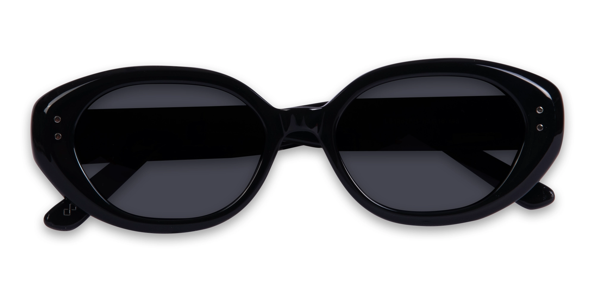 Black Oval Sunglasses-6