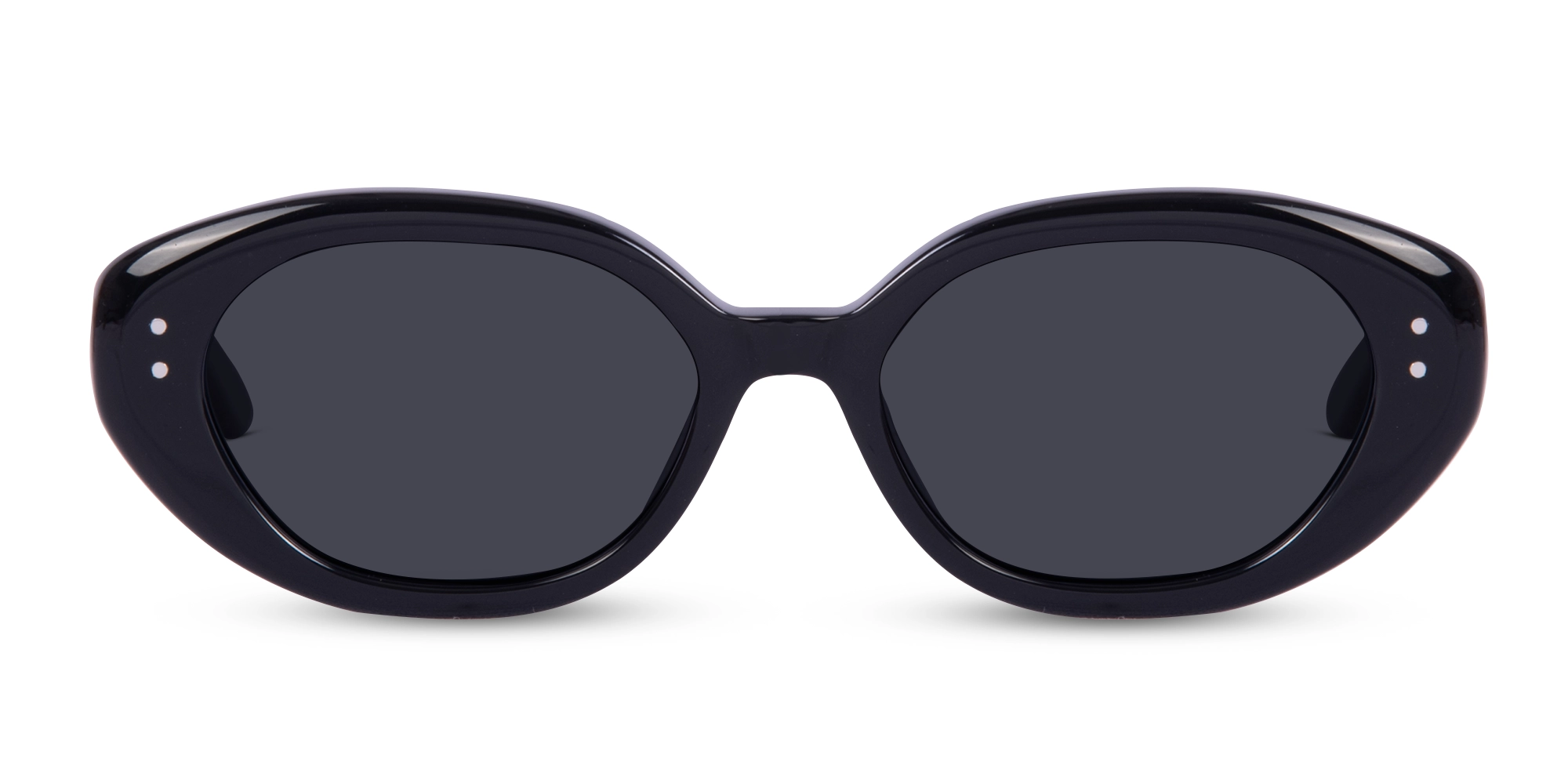 Black Oval Sunglasses-1