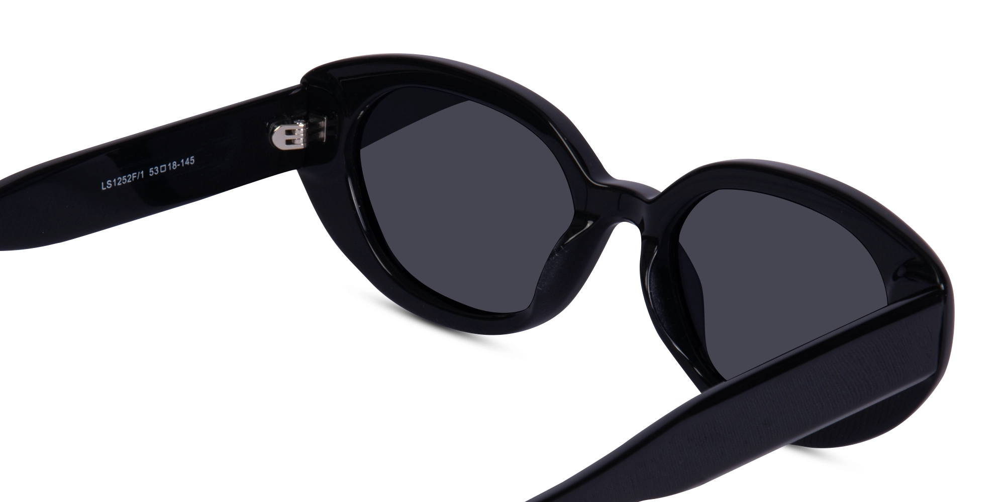 Black Oval Sunglasses-5