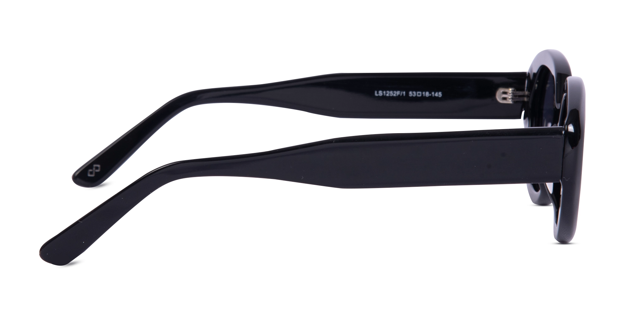 Black Oval Sunglasses-4