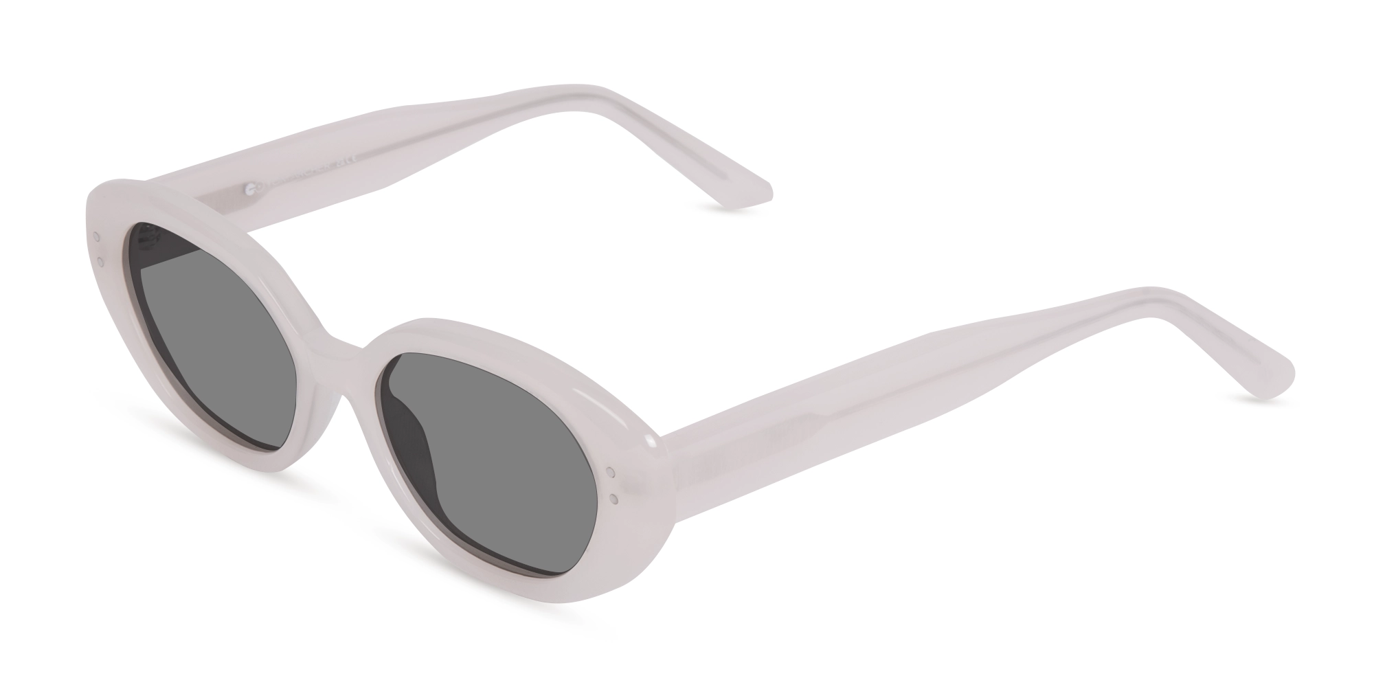 Peach Oval Sunglasses-3
