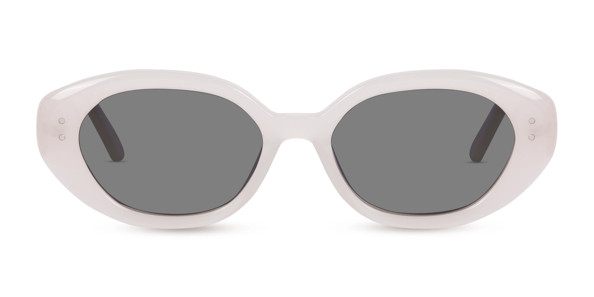 Peach Oval Sunglasses-1