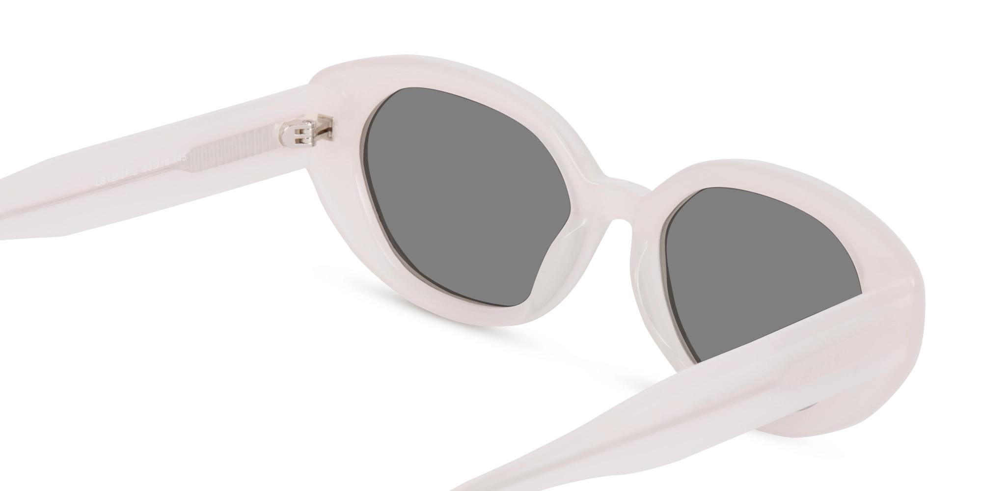 Peach Oval Sunglasses-5