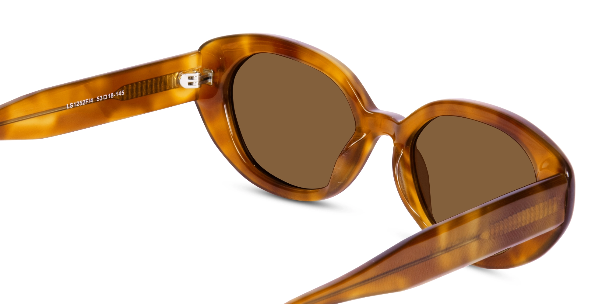 Brown Oval Sunglasses-5