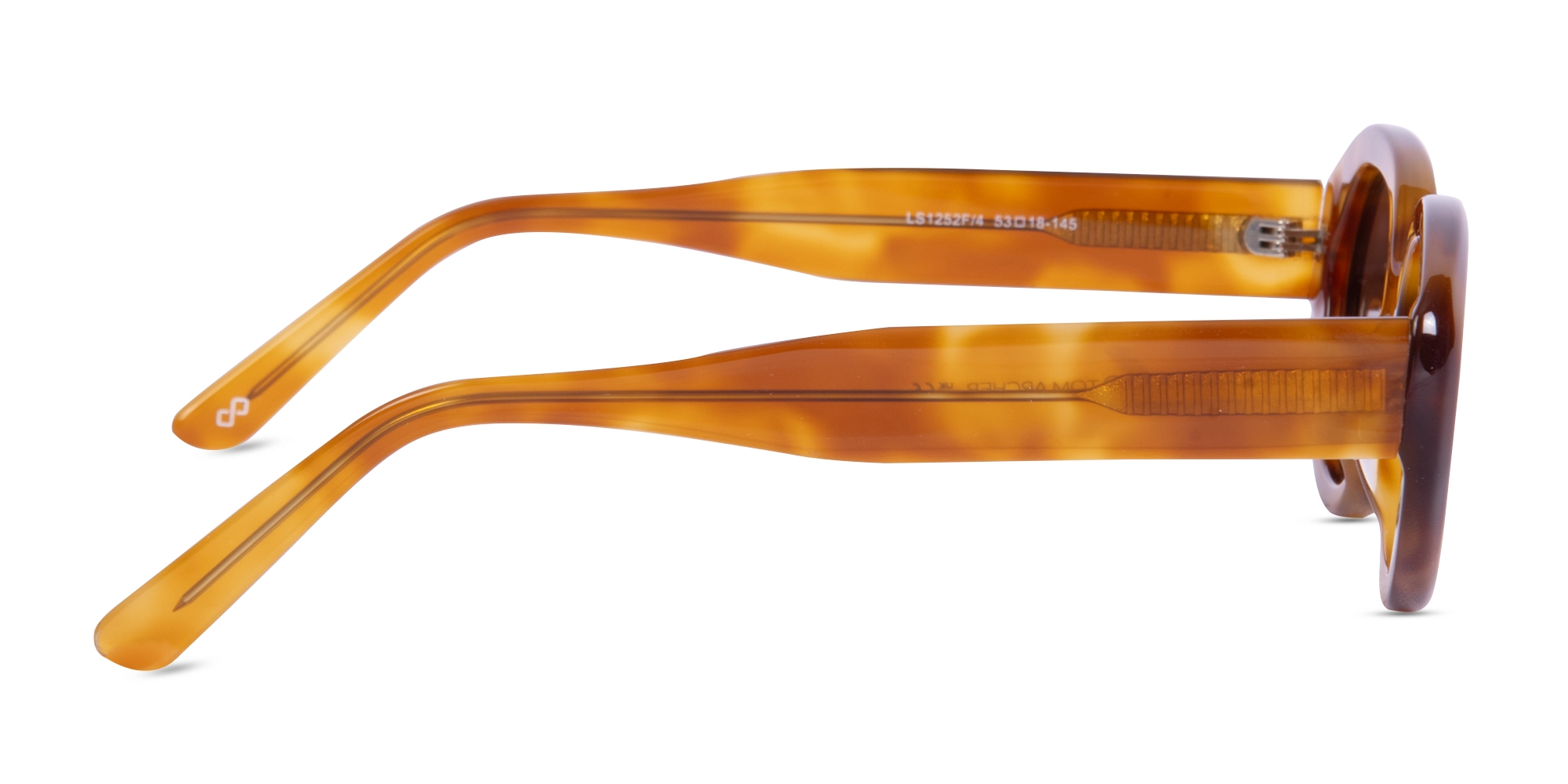 Brown Oval Sunglasses-4