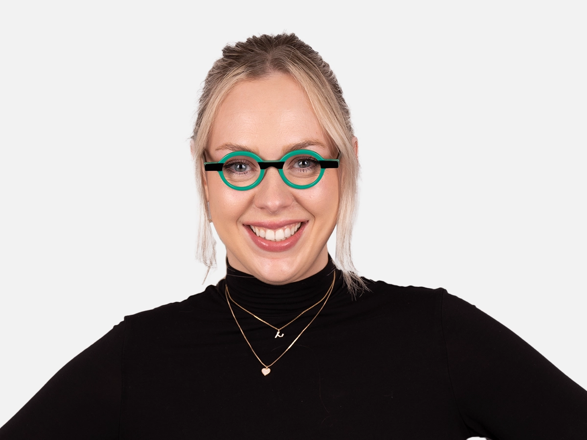 Small Frame Round Glasses-51
