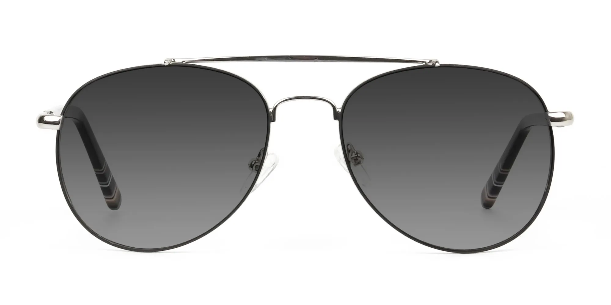 black-silver-fine-metal-grey-tinted-pilot-sunglasses-2