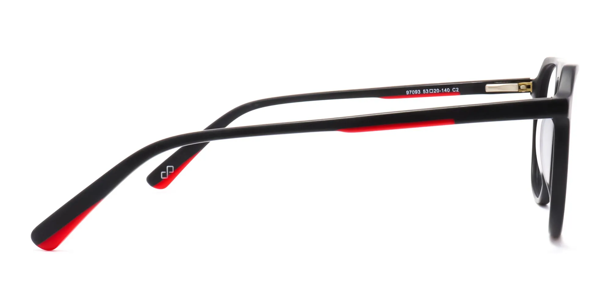 matte black pilot eyeglasses-2