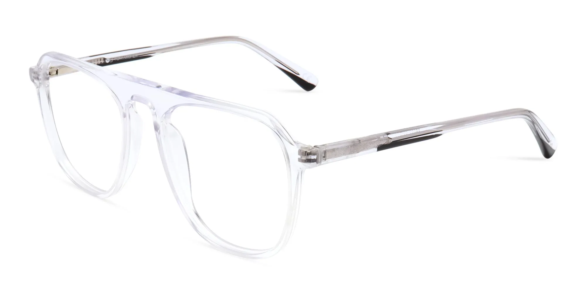 clear frame pilot glasses-2 clear frame pilot glasses-2