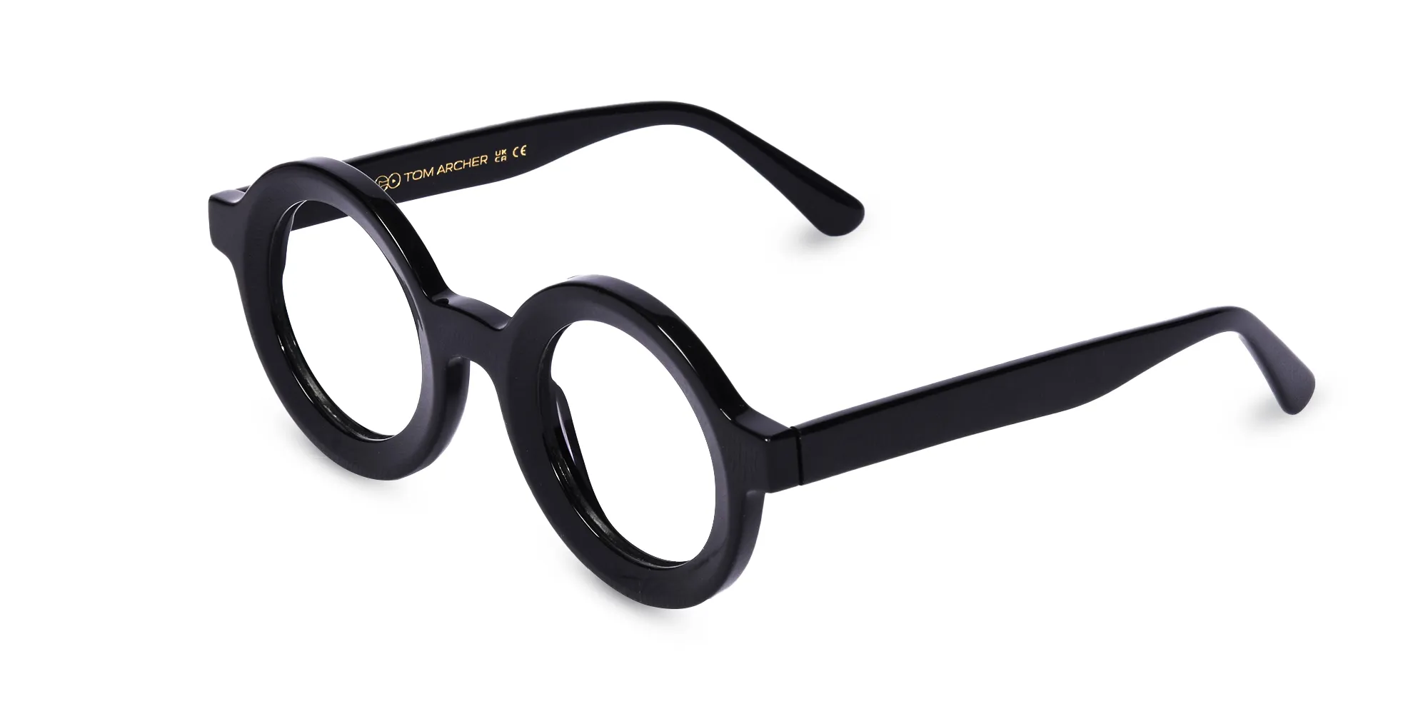 Black Round Glasses Frames-2
