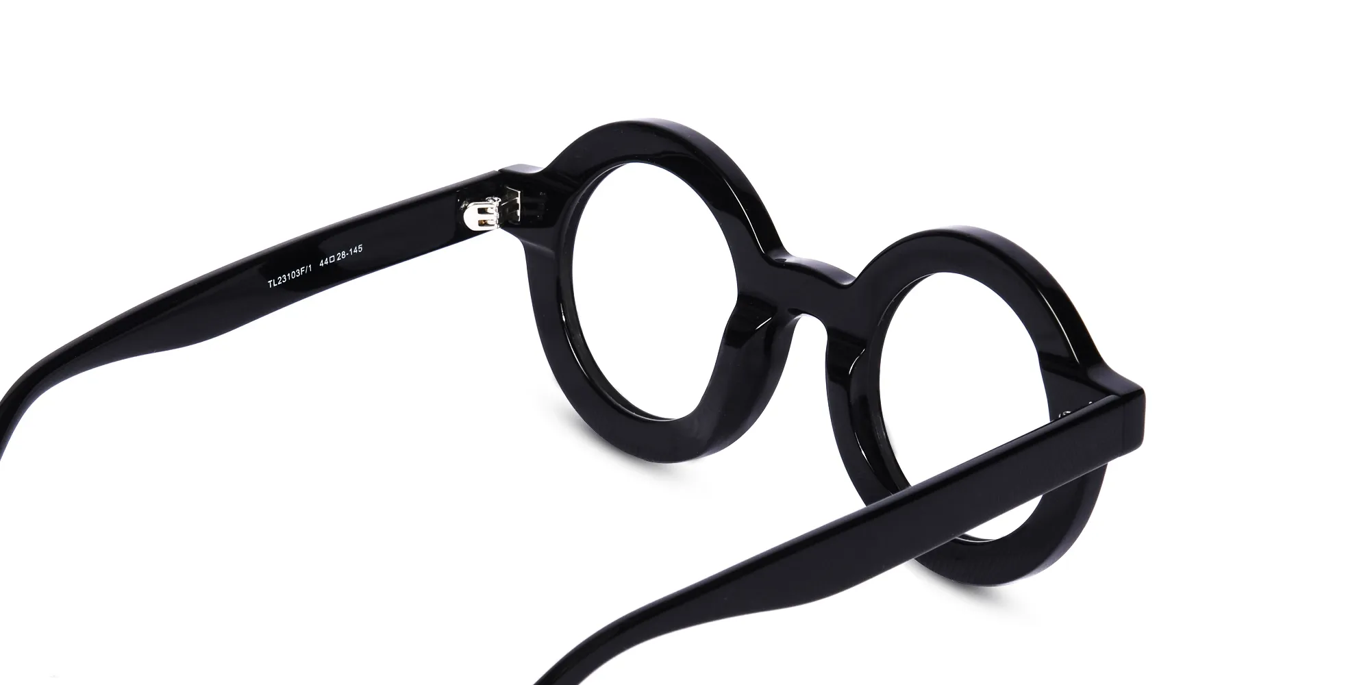 Black Round Glasses Frames-2