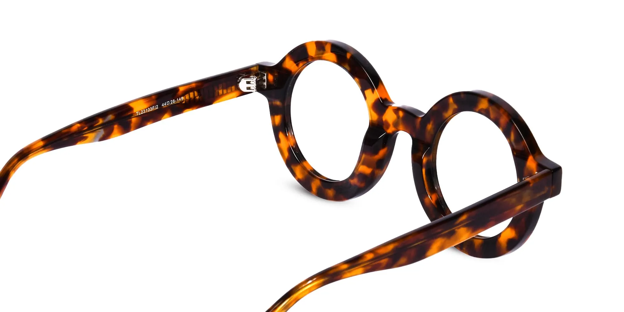 Round Tortoise Shell Glasses-2