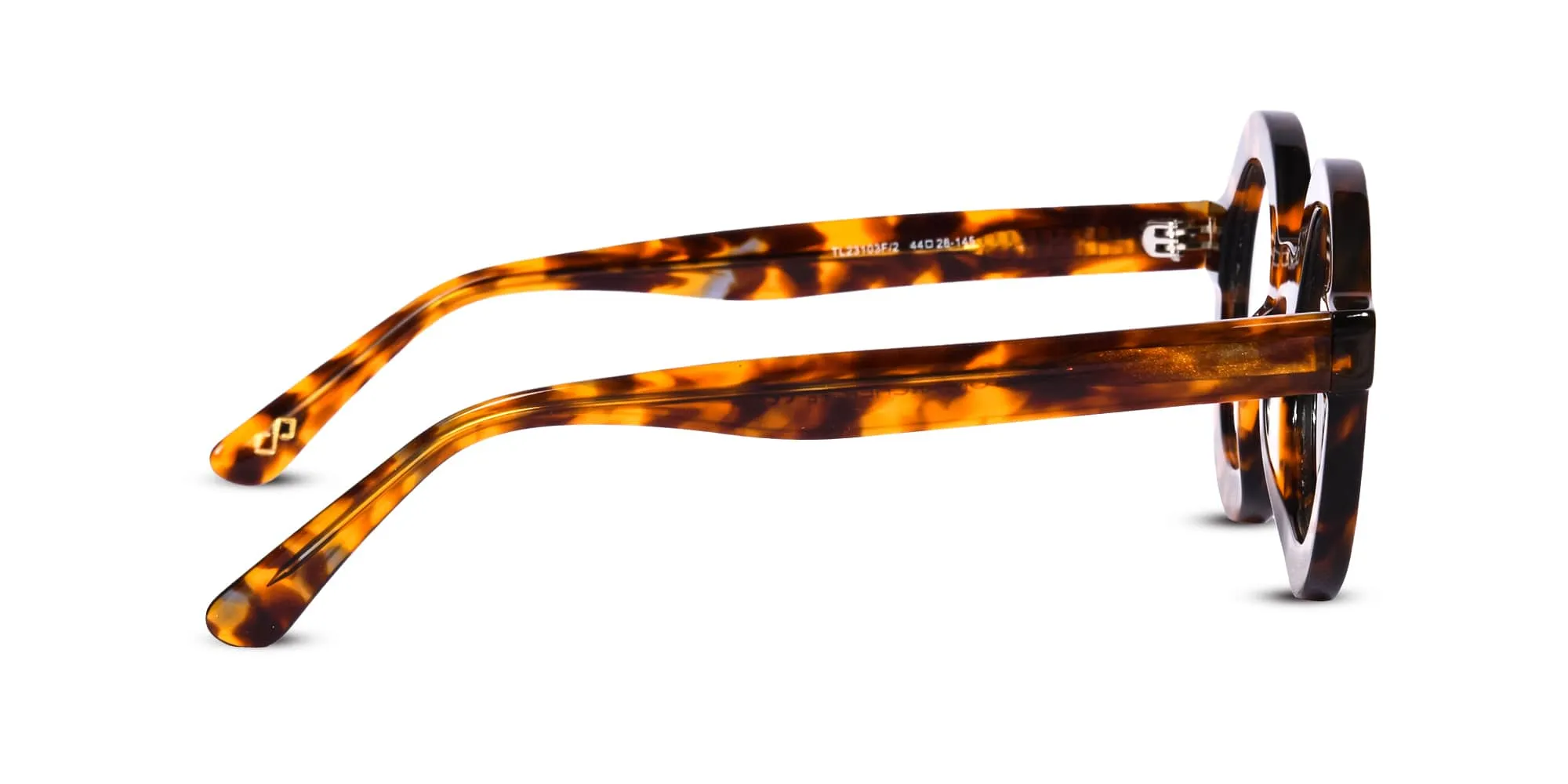 Round Tortoise Shell Glasses-2