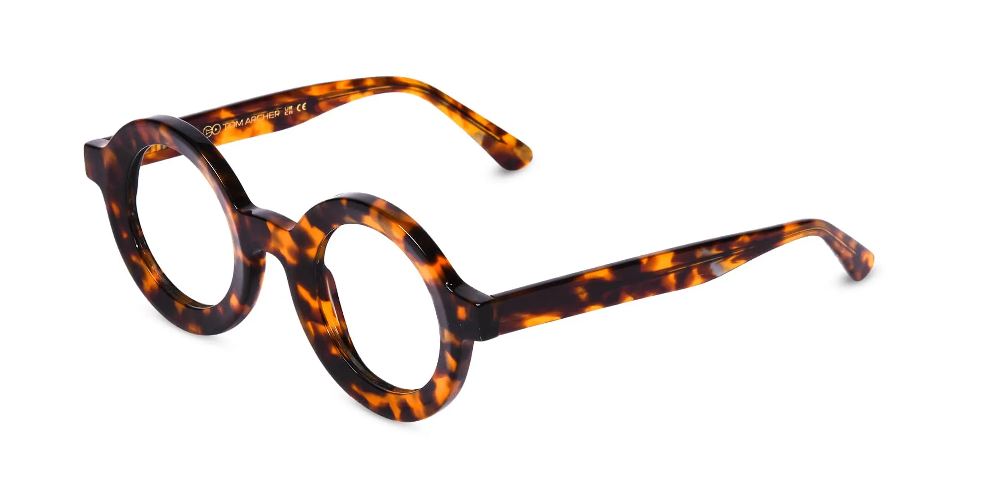Round Tortoise Shell Glasses-2