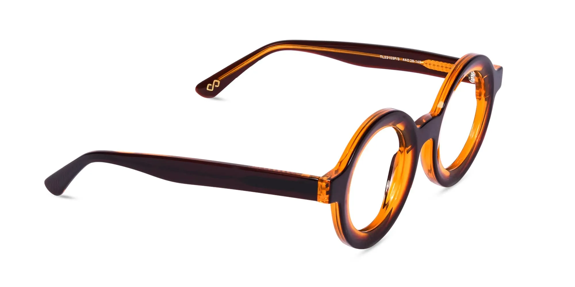 Brown Round Glasses-2