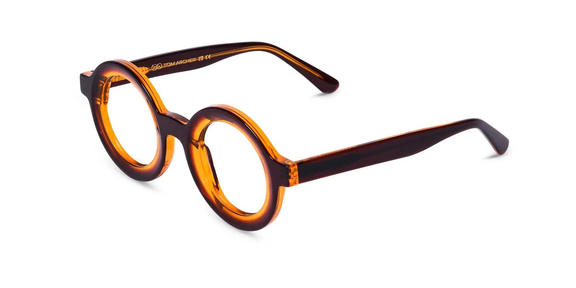 Brown Round Glasses-2